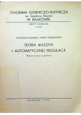 Teoria maszyn i automatycznej regulacji