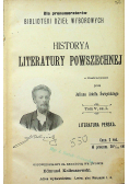Historya literatury powszechnej Tom V 1902r