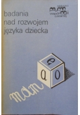 Badania nad rozwojem języka dziecka