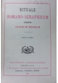Rituale Romano-Seraphicum Ordinis Fratrum Minorum, 1931 r.