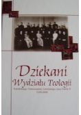 Dziekani wydziału teologii