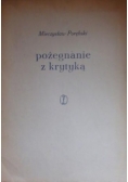 Pożegnanie z krytyką