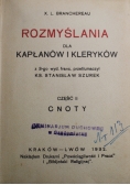 Rozmyślania dla kapłanów i kleryków Część II  1932 r.