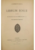 Commentarius in Librum Iosue, 1903 r.