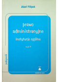 Prawo administracyjne instytucje ogólne  część II