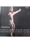 Penderecki Passio et mors domini nostri Jesu Christi secundum Lucam 2 płyty winylowe