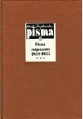 Pisma rozproszone 1932-1935