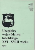 Urzędnicy województwa lubelskiego XVI-XVIII wieku