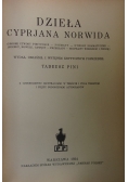 Dzieła Cyprjana Norwida, 1934 r.