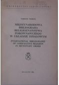 Międzynarodowa bibliografia religioznawstwa porównawczego w układzie działowym