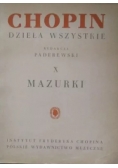 Chopin Dzieła wszystkie X mazurki