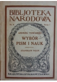 Wybór pism i nauk, 1922r.