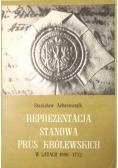 Reprezentacja Stanowa Prus królewskich w latach 1696 - 1772