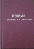 Herbarz rycerstwa w X Litewskiego reprint z 1897 r.