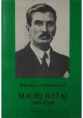 Maciej Rataj 1884 do 1940