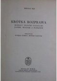 Krótka rozprawa między trzemi osobami panem, wójtem a plebanem