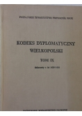 Kodeks dyplomatyczny wielkopolski ,tom IX