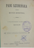 Pani Szumińska przez Natalią Kobryńską, 1887 r.
