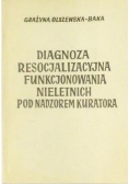 Diagnoza resocjalizacyjna funkcjonowania nieletnich pod nadzorem kuratora