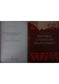 Historia literatury hiszpańskiej, zestaw 2 tomów