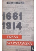 Prasa warszawska 1661-1914