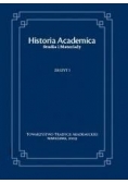 Historia Academica. Studia i materiały, zeszyt 1