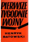 Pierwsze tygodnie wojny