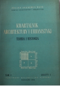 Kwartalnik architektury i urbanistyki Tom I Zeszyt 3