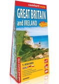 Wielka Brytania i Irlandia (Great Britain and Ireland); laminowana mapa samochodowo-turystyczna 1:950 000