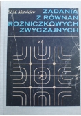 Zadania z równań różniczkowych zwyczajnych