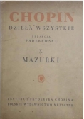 Chopin Dzieła wszystkie X mazurki