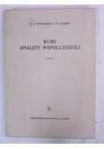 Kurs analizy współczesnej, Część I