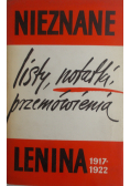 Nieznane listy notatki przemówienia Lenina
