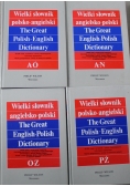Wielki słownik polsko angielski 4 tomy