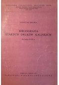 Bibliografia starych druków kaliskich