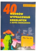 40 wzorów wypracowań szkolnych z języka angielskiego