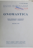 Onomastica rocznik XXIX