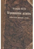 Wspomnienia uczniów wadowickiego gimnazjum i liceum, wrzesień 1939
