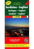 Sardynia Cagliari mapa samochodowa 1:150 000