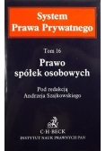Prawo spółek osobowych Tom 16, System Prawa Prywatnego