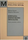 Równania różniczkowe zwyczajne. Teoria, przykłady, zadania