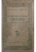 Podręcznik do nauki historji, 1935 r.