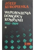 Wspomnienia dowódcy kompanii 1923-1934