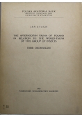 The Apterygotan Fauna of Poland in Relation to the World Fauna