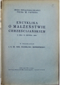 Encyklika o małżeństwie chrześcijańskiem 1931 r