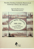 Plany ogólne Warszawy 1809 1916