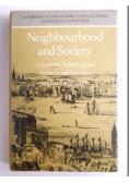 Neighbourhood and Society, A London Suburb in the Seventeenth Century