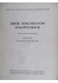 Zbiór dokumentów małopolskich część III