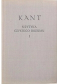 Krytyka czystego rozumu Tom I