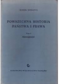 Powszechna historia państwa i  prawa, tom I starożytność
